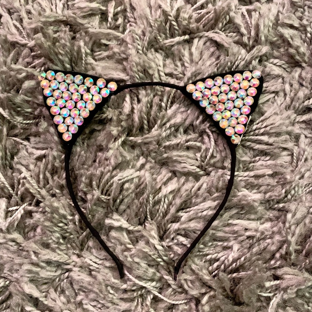 BrittsBlossoms Custom Sparkle Kitty Ears Headband